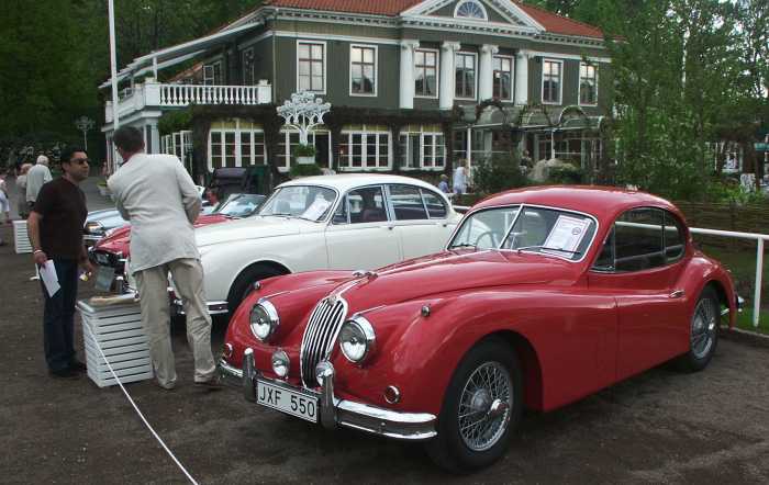 Vacker bil p� vackra Liseberg