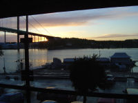 Thebeautiful view from the restaurant