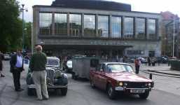 First in line, a British-built Citroen