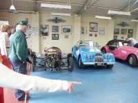 Bilar p� fabrikens museiavdelning