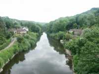Floden Severn sedd fr�n bron