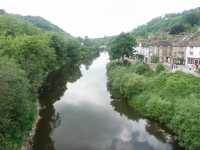 Floden Severn sedd fr�n bron