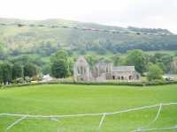 Ruinen av Valle Crucis Abbey