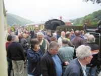 Vimmel p� stationen i Carrog