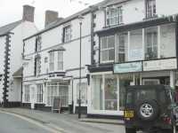 Gamla hus i Llangollen