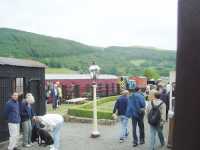 Stationsomr�det i Carrog