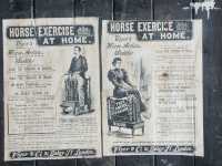 Reklam f�r ridtr�ningsredskap