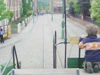 Fr�n �vre d�cket p� sp�rvagnen