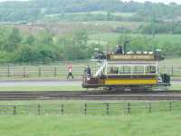 Sp�rvagn under g�ng