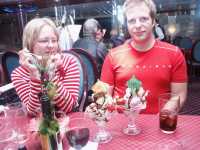 Yngsta paret med glass