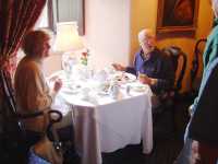 Frukost p Lumley Castle