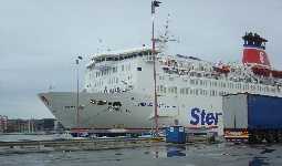 Vid Stena-terminalen