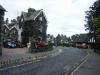 Parkeringen sedd fr�n gatan