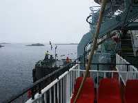 Hamnbild tagen fr�n f�rjan