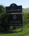 The Scottish border