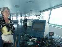 Anita imponeras av tekniken